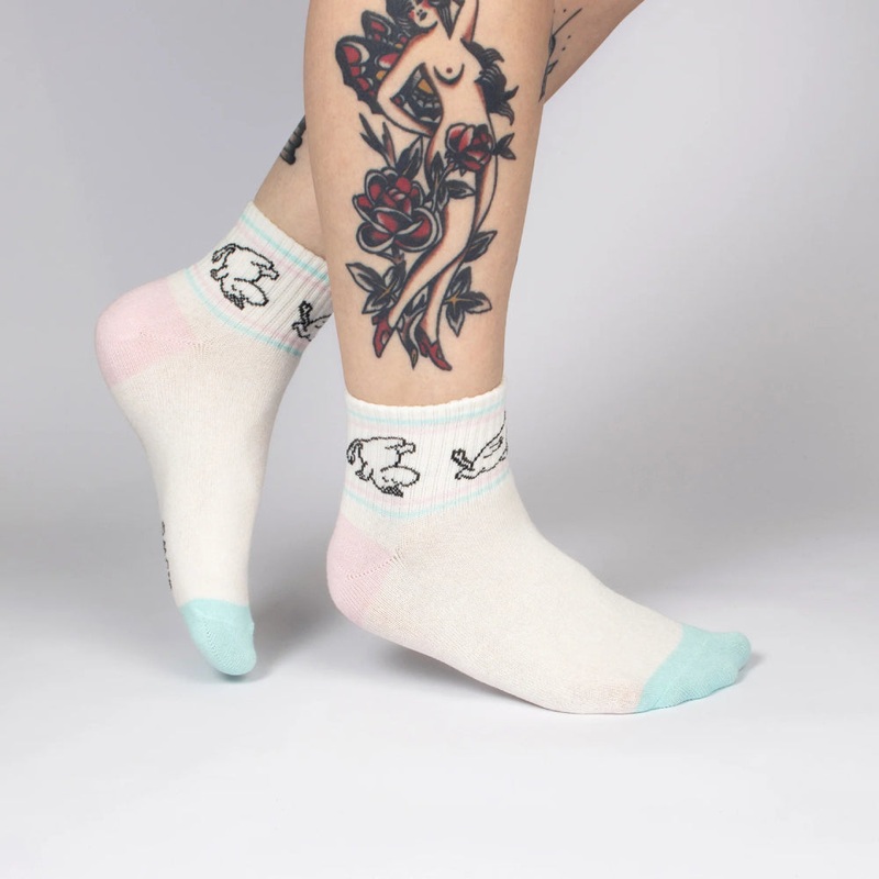 Moomintroll Retro Ankle Socks 36-42 White