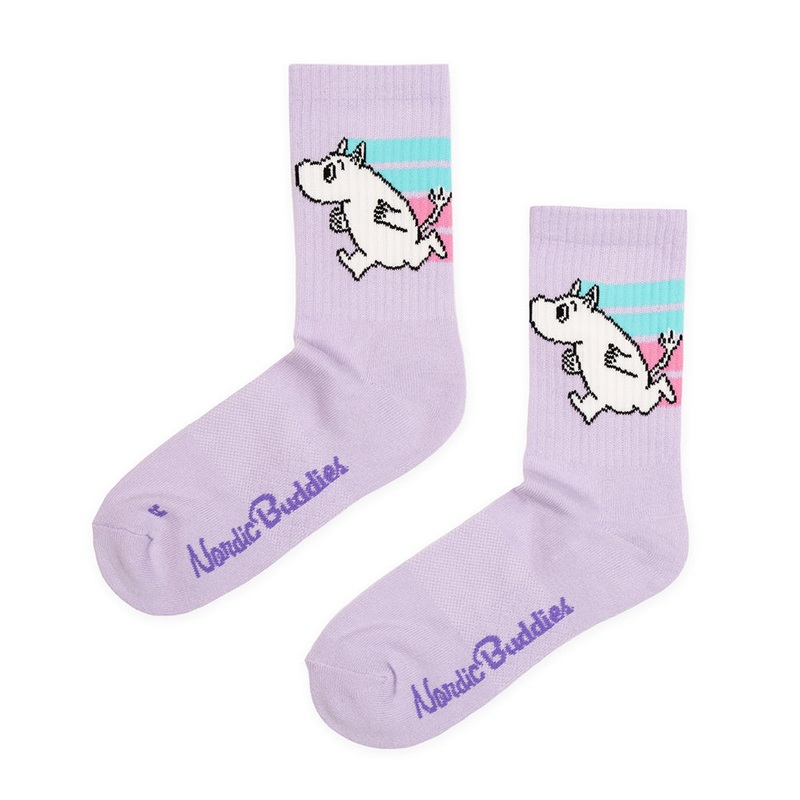 Moomintroll Running Sport Socks 36-42 Lilac