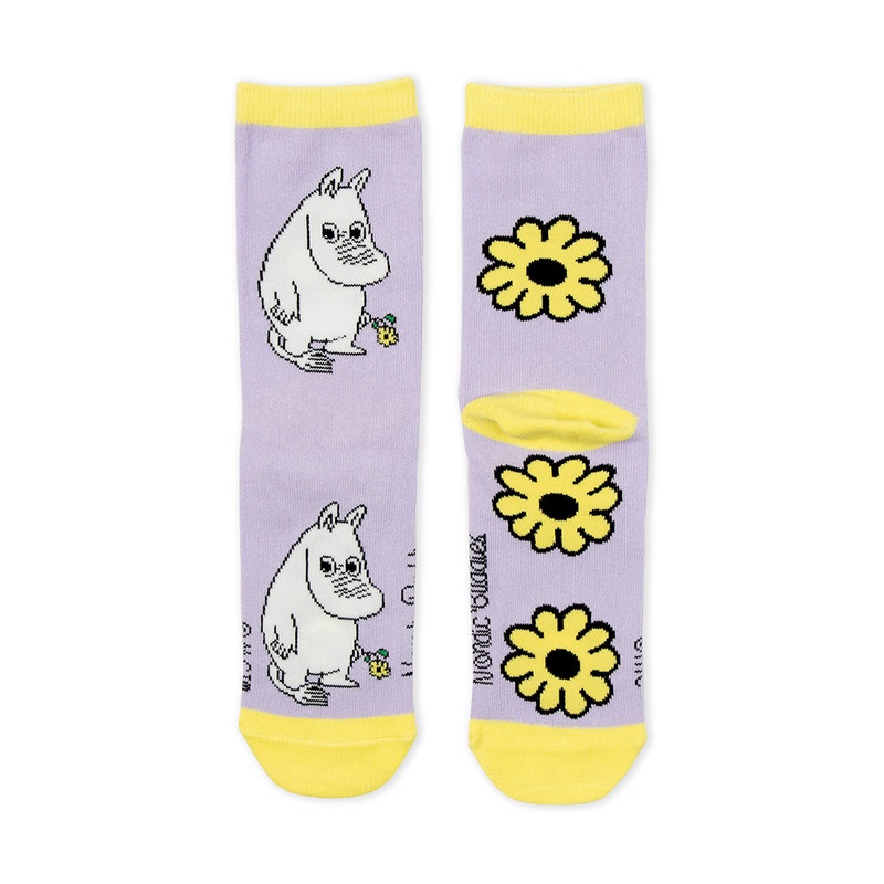 Moomintroll’s Flower Socks 36-40 Lilac