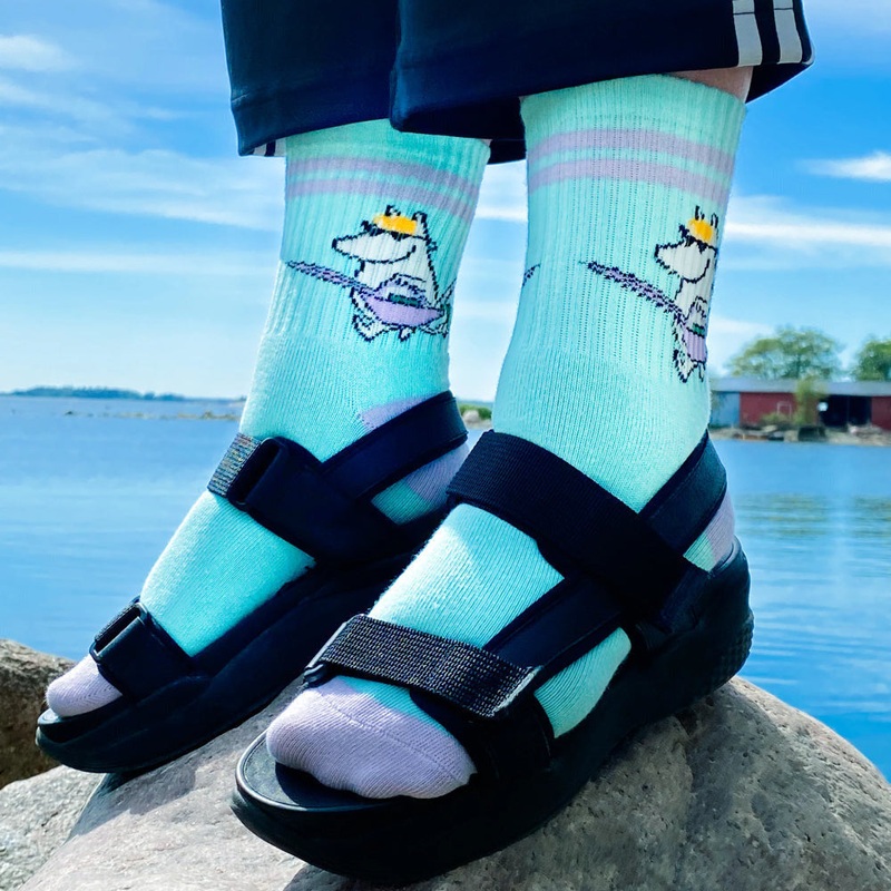 Snorkmaiden Retro Socks 36-42 Turquoise