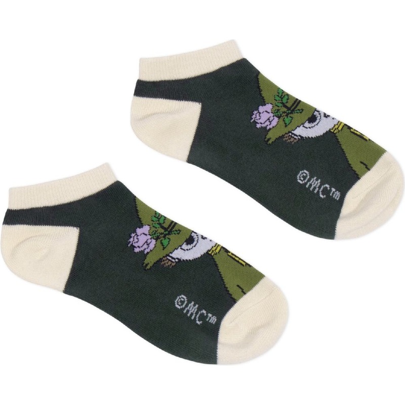Snufkin Ankle Socks 36-42 Dark Green