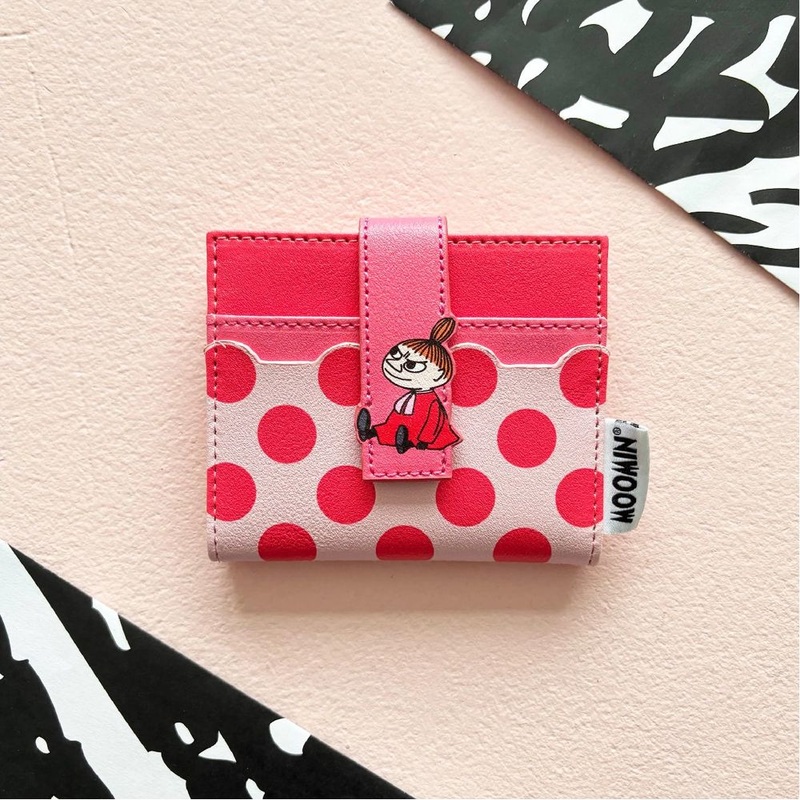 Little My Fold Over Card Holder Pink