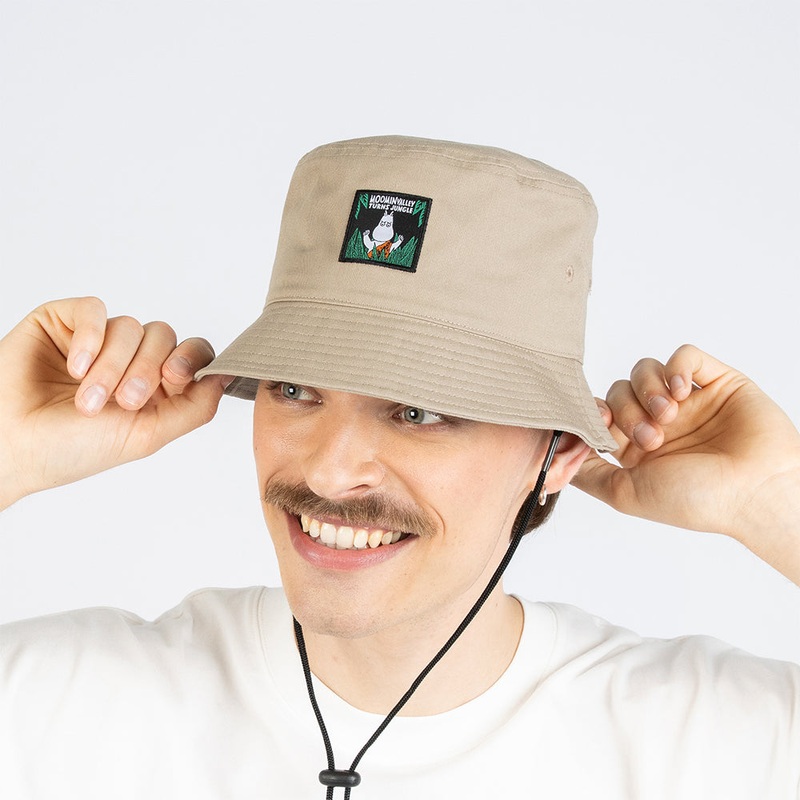 Moomin 80 Adult Bucket Hat Beige