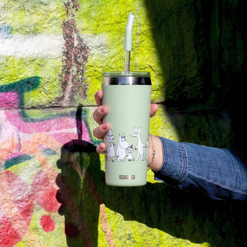 Moomin Helia Thermal Tumbler 0.6L Milky Green