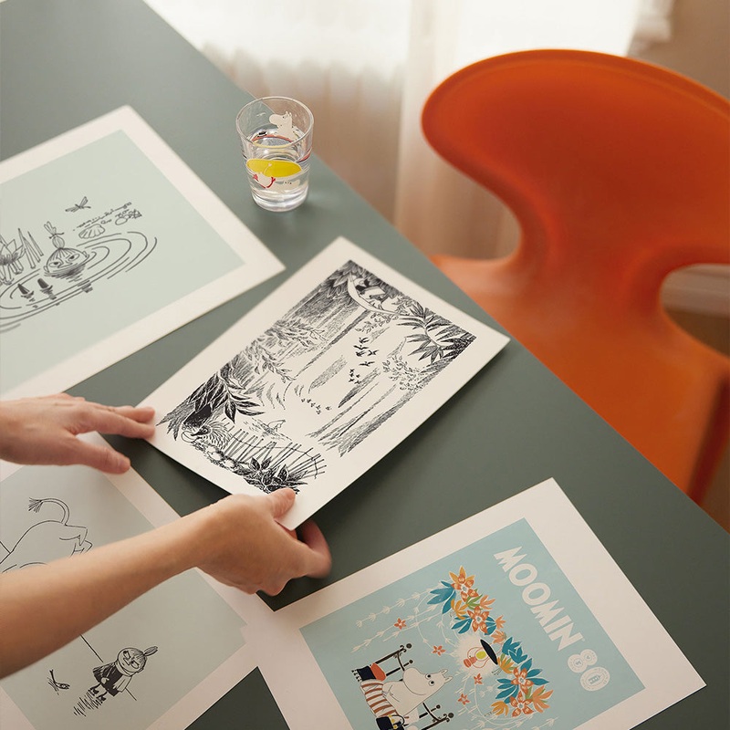 Moomin Meadow Poster