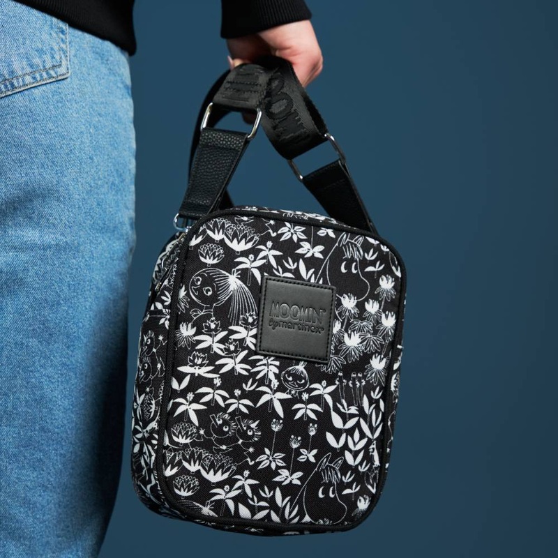 Moomin Primrose Shoulder Bag Black