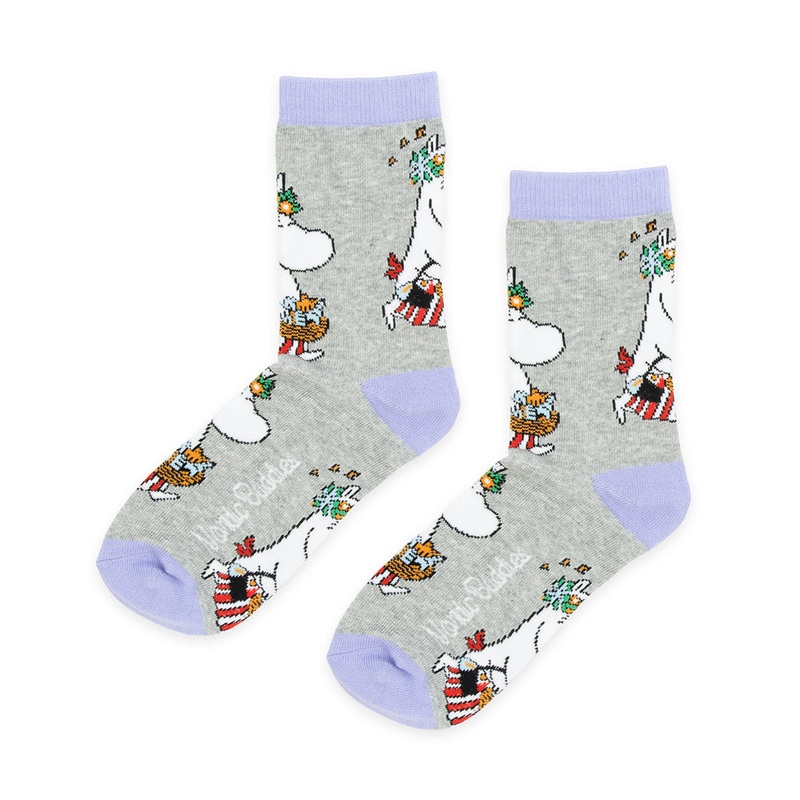 Moominmamma Errands Socks 36-42 Grey