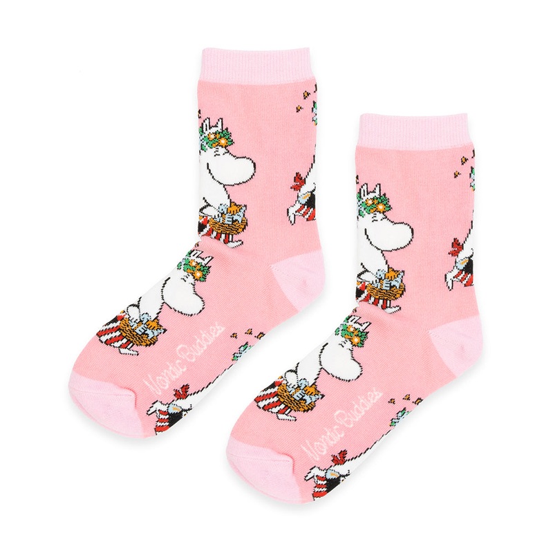 Moominmamma Errands Socks 36-42 Pink