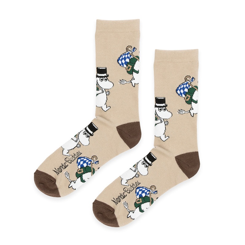 Moominpappa Adventure Socks 40-45 Beige