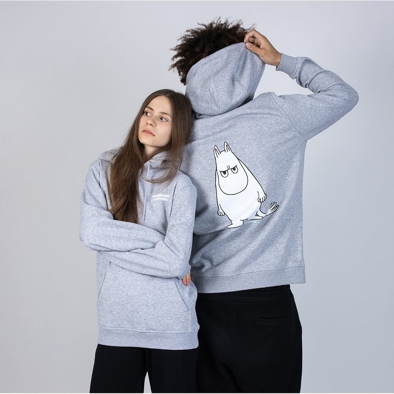 Moomintroll Angry Hoodie Grey|XS|S|M|L|XL|XXL