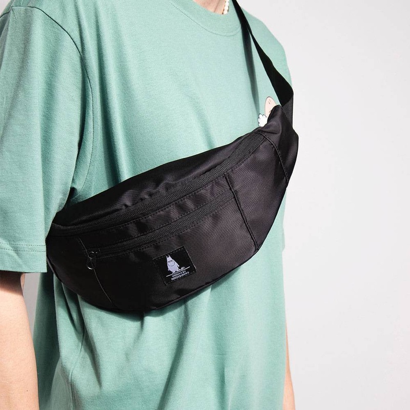 Moomintroll Waist Bag Black