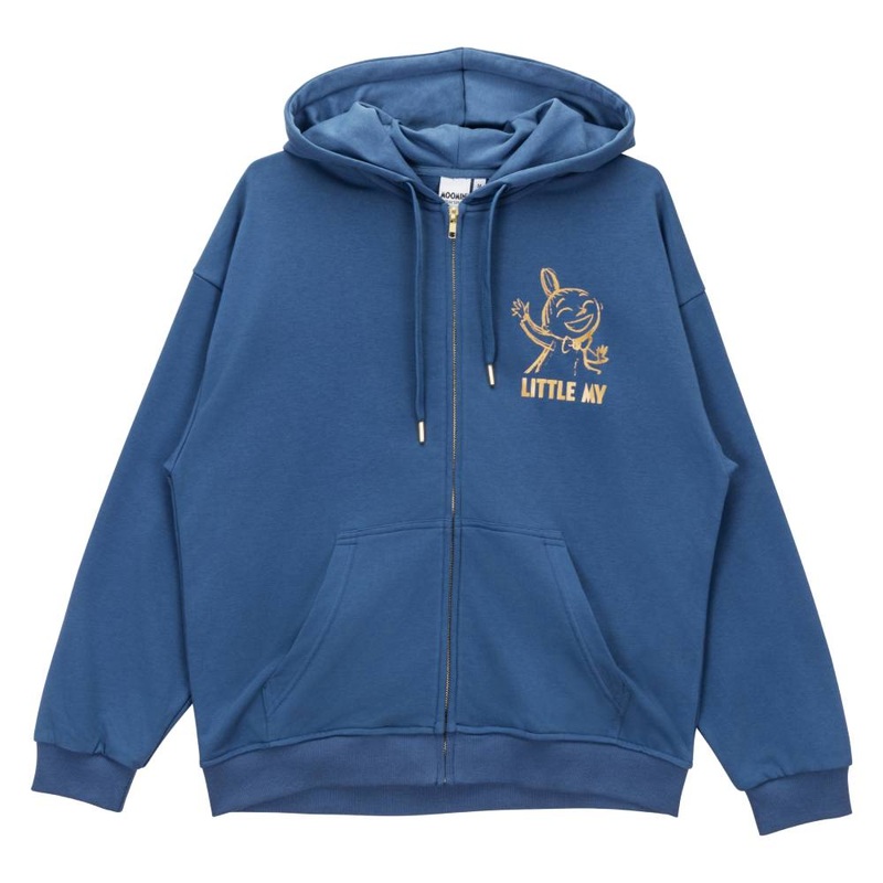 Little My Sketch Hoodie Darkblue