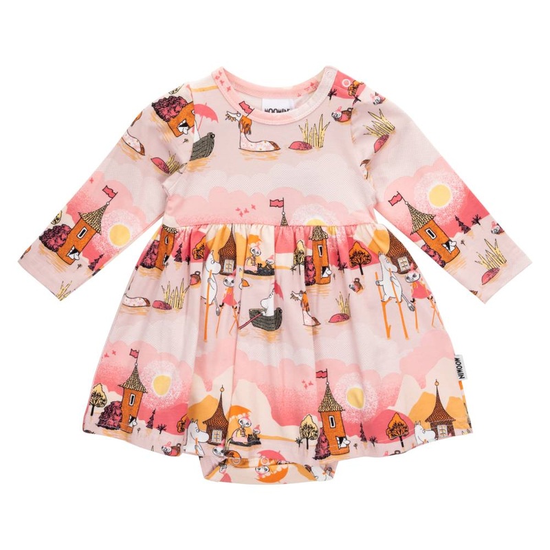Moomin Deluge Bodysuit Dress Beige