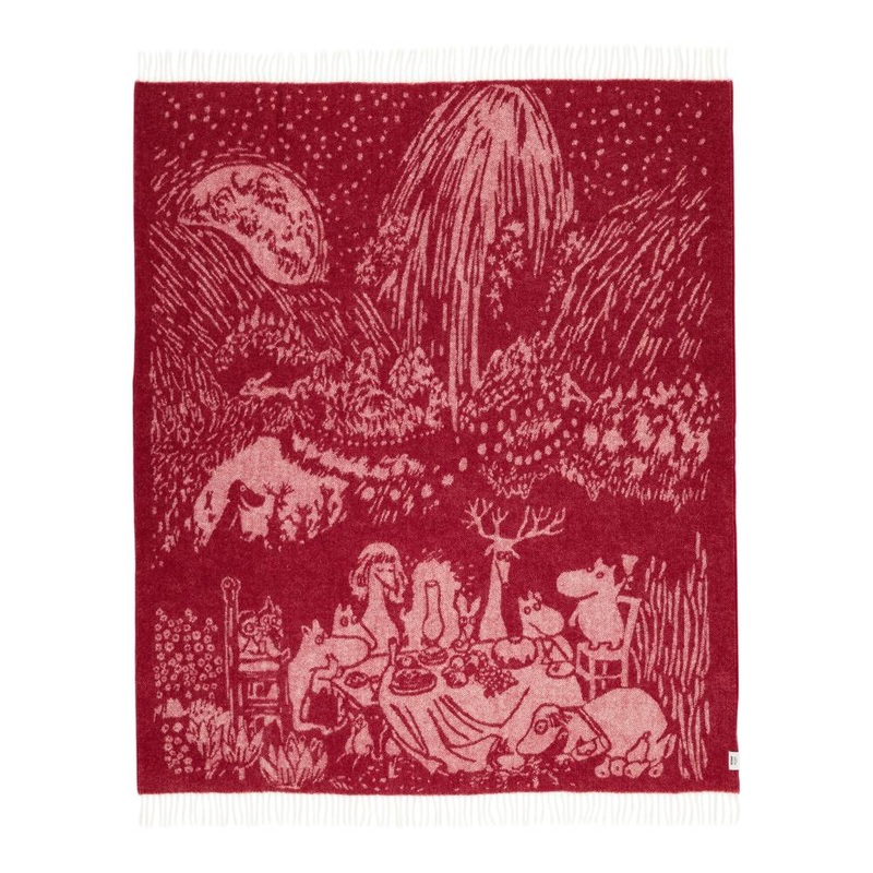 Moomin Festive Moments Wool Throw 170x130cm