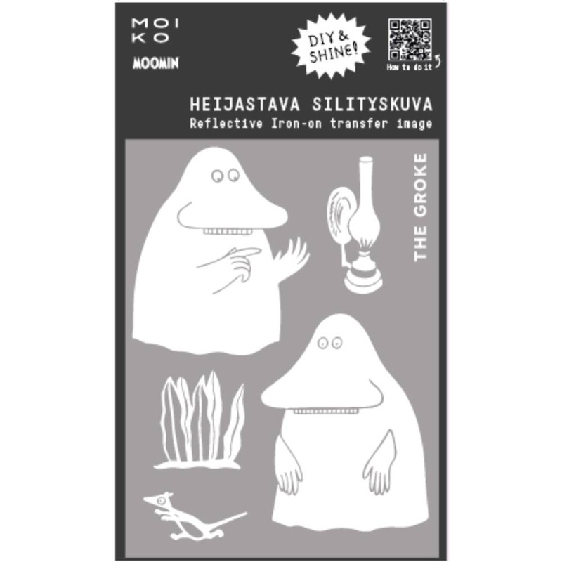 The Groke Reflective Textile Image