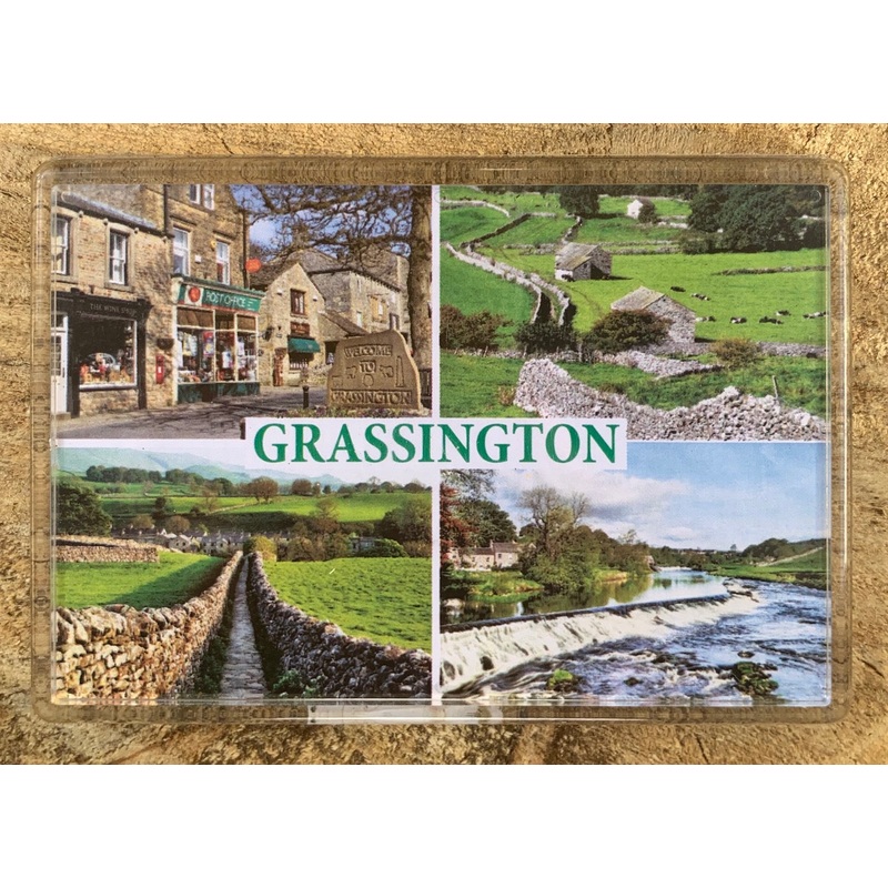 Grassington Four Views Fridge Magnet