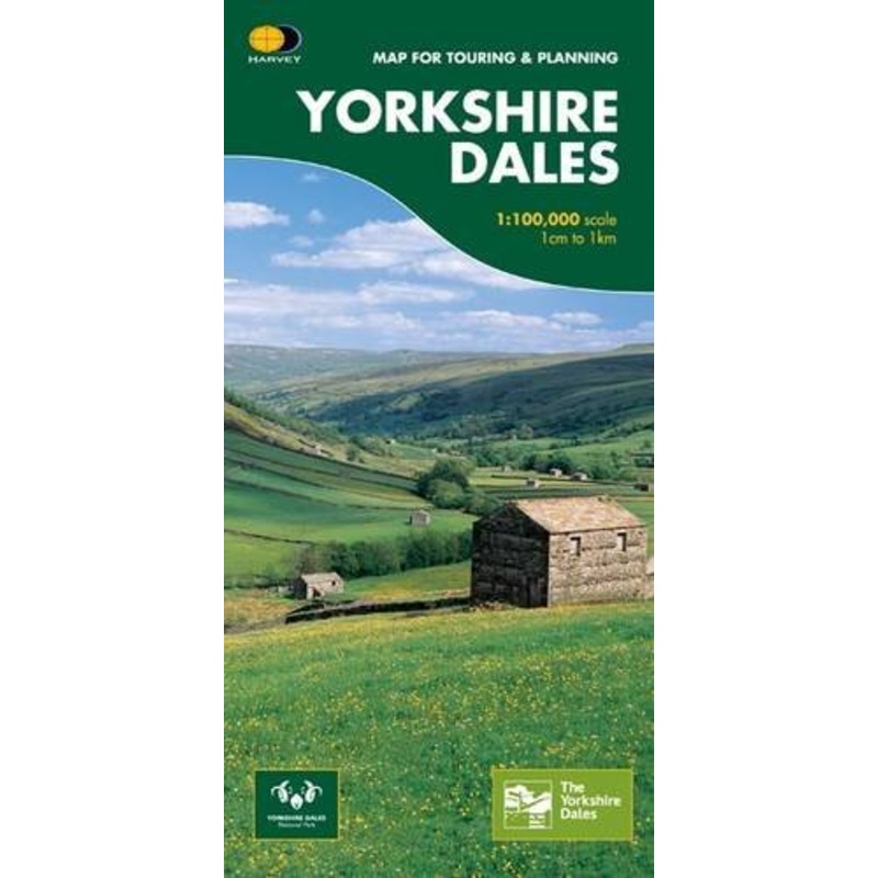 Harvey Yorkshire Dales Touring and Planning Map
