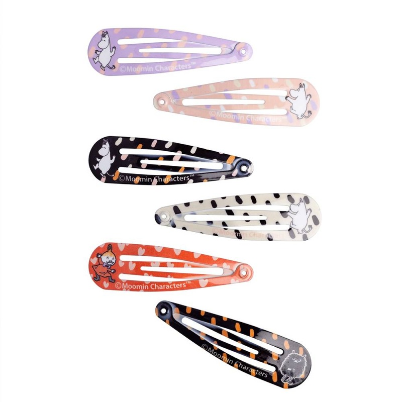 Moomin Characters Hair Clips 6pcs