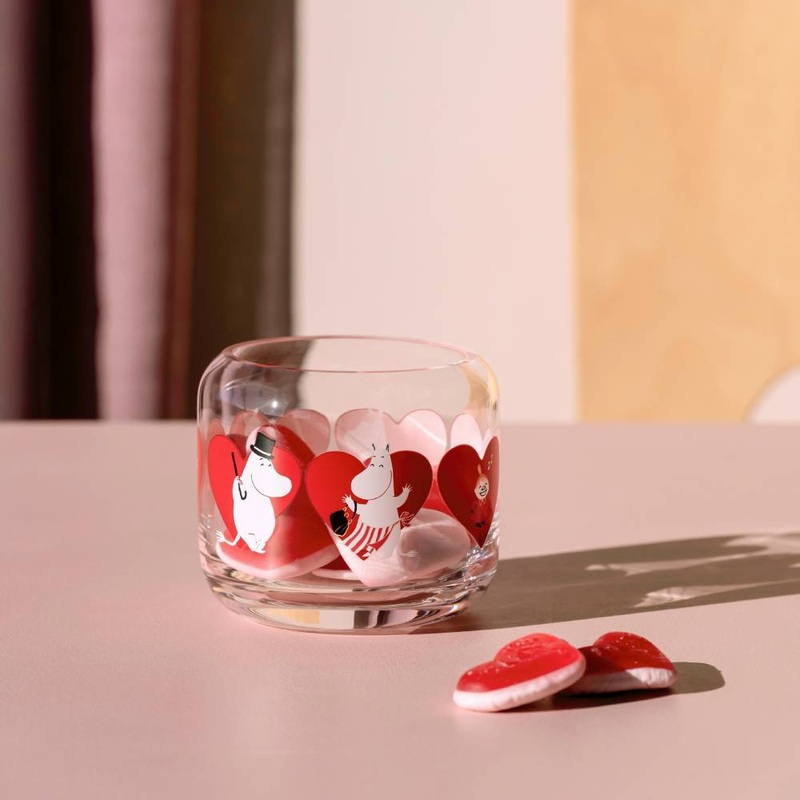 Moomin Heart Candle Holder 8cm