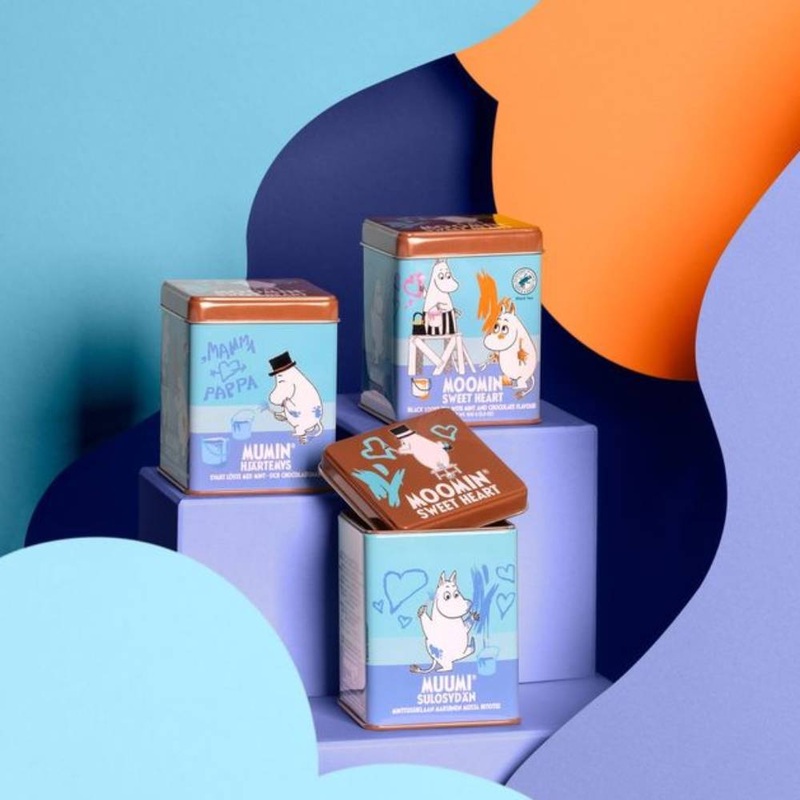 Moomin Sweet Heart Tea & Tin