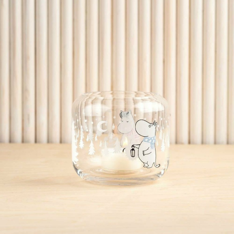 Moomin Winter Snow Candle Holder 8cm
