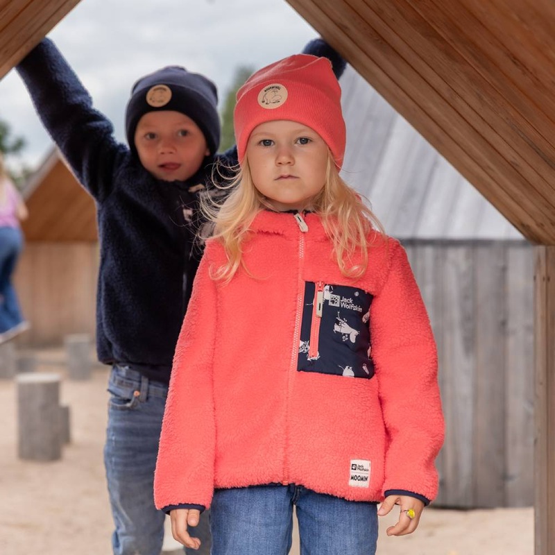 Moomintroll Fleece Jacket Coral – Jack Wolfskin
