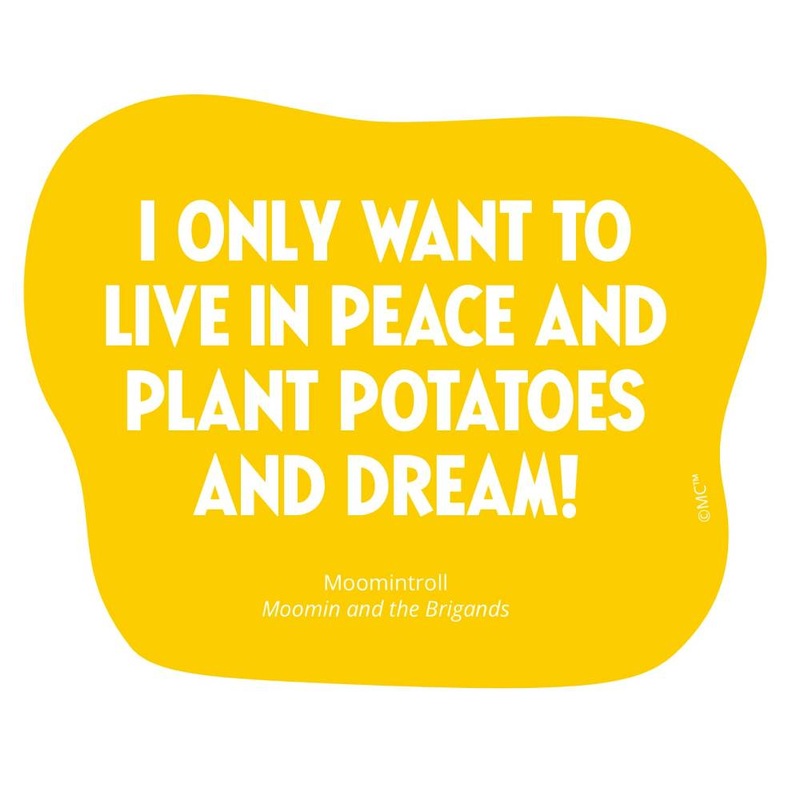 Moomintroll Potatoes Vinyl Sticker