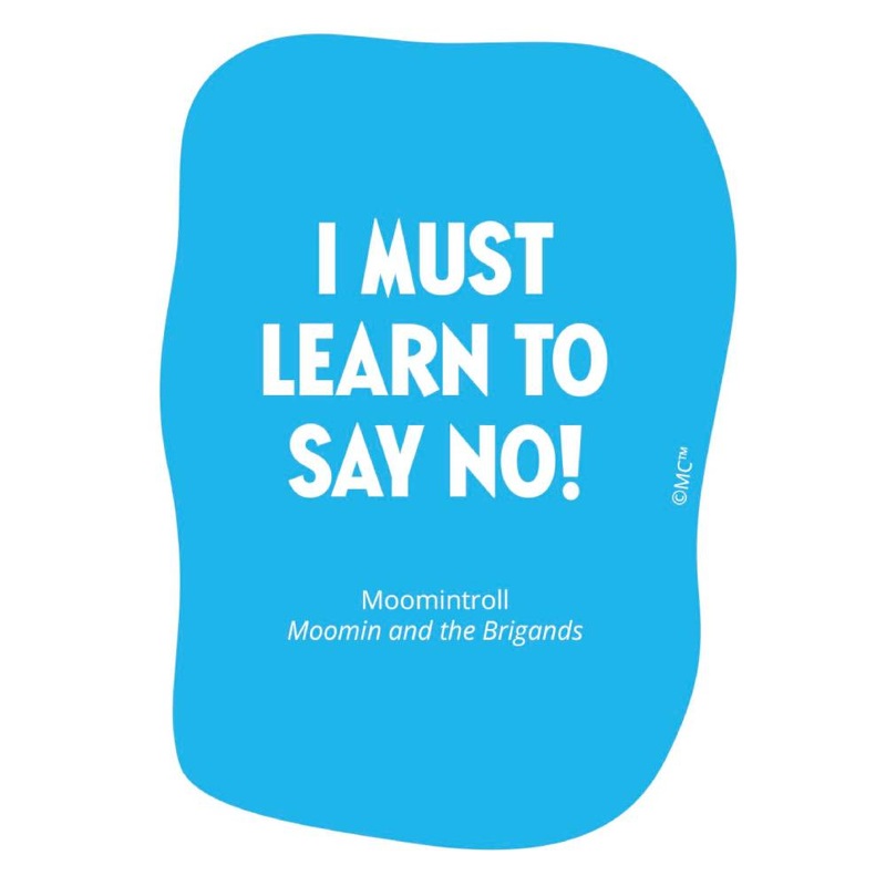 Moomintroll Say-no Vinyl Sticker