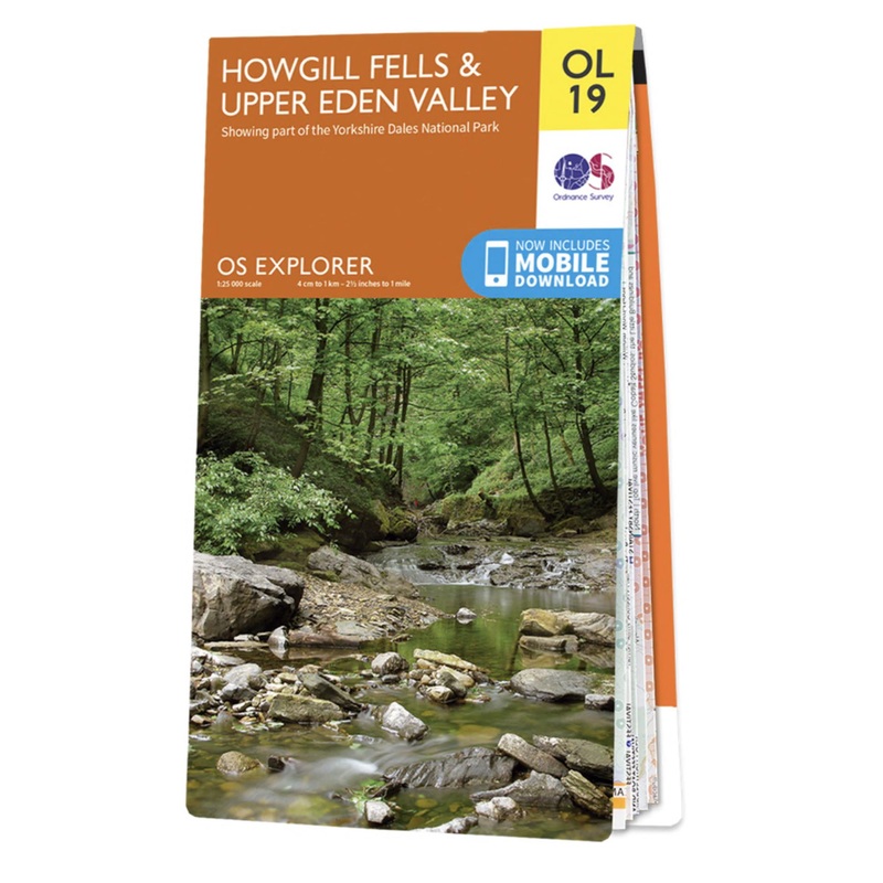 OS Explorer OL19 – Howgill Fells & Upper Eden Valley