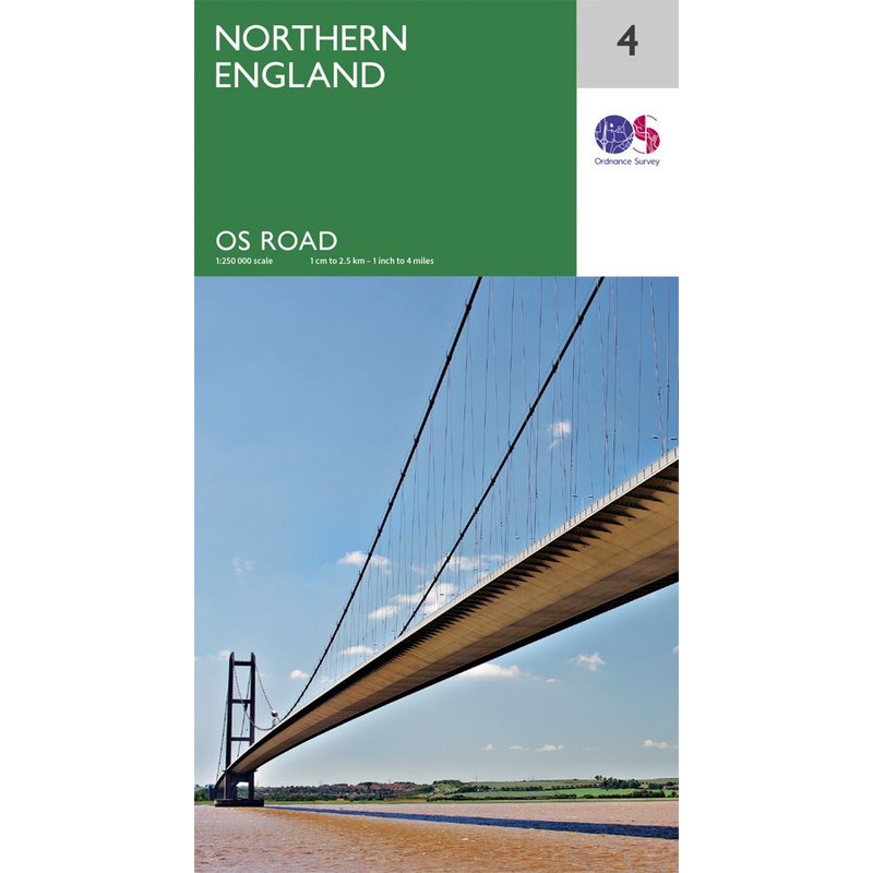 OS Road Map 4 Northern England
