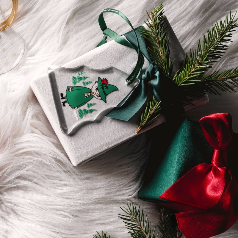 Snufkin Glass Ornament 8cm