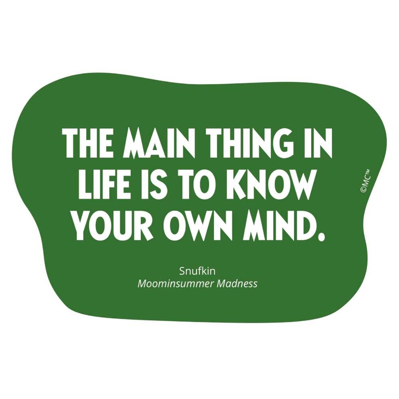 Snufkin The Main Thing Vinyl Sticker