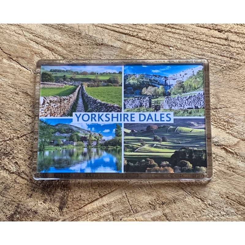 Yorkshire Dales Four Views Fridge Magnet