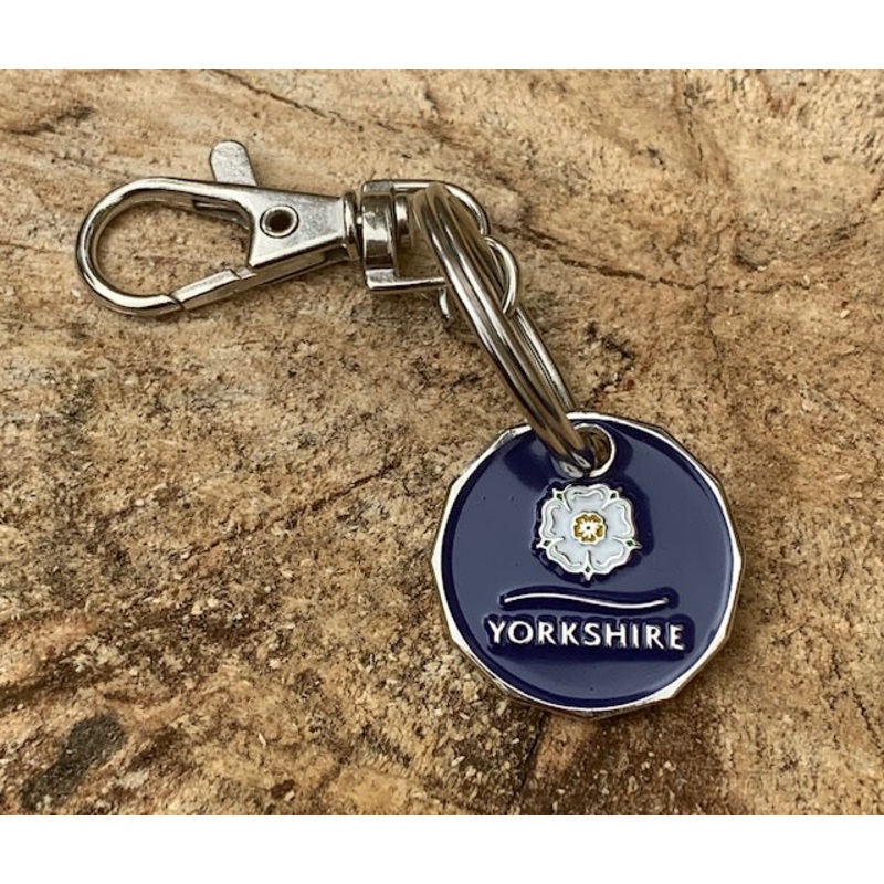 Yorkshire Trolley Coin Keyring
