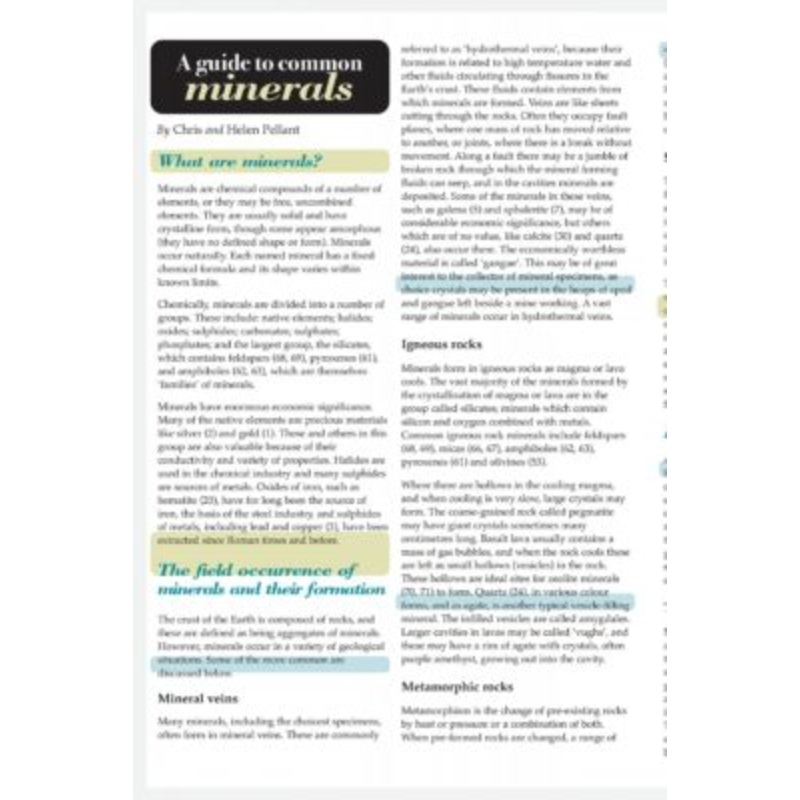 Guide To Common Minerals – FSC