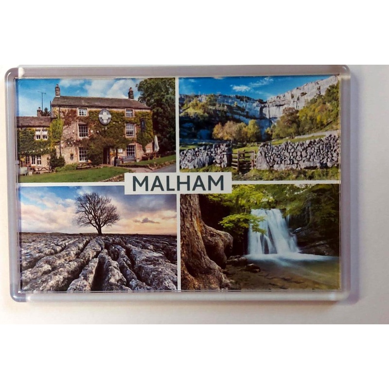 Malham Four Views Fridge Magnet