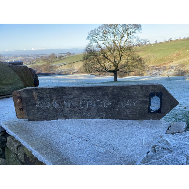 Pennine Bridleway sign