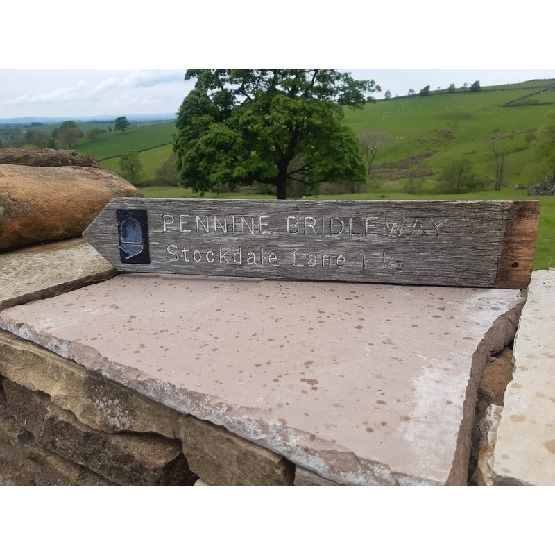 Pennine Bridleway sign – Stockdale Lane