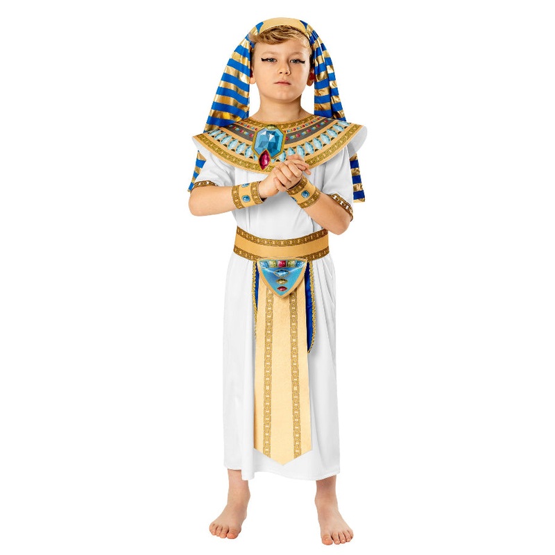 Pharaoh kids Costume|Small 3-4|Medium 5-6|Large 7-8