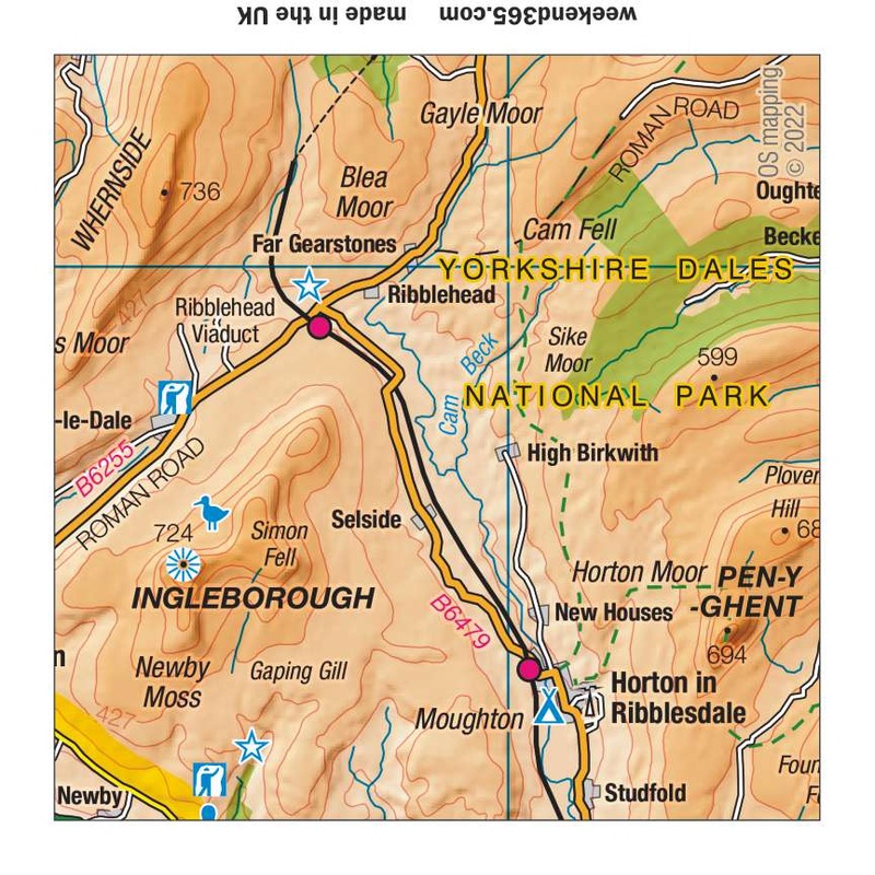 Three Peaks Ordnance Survey Fridge Magnet – NEW!