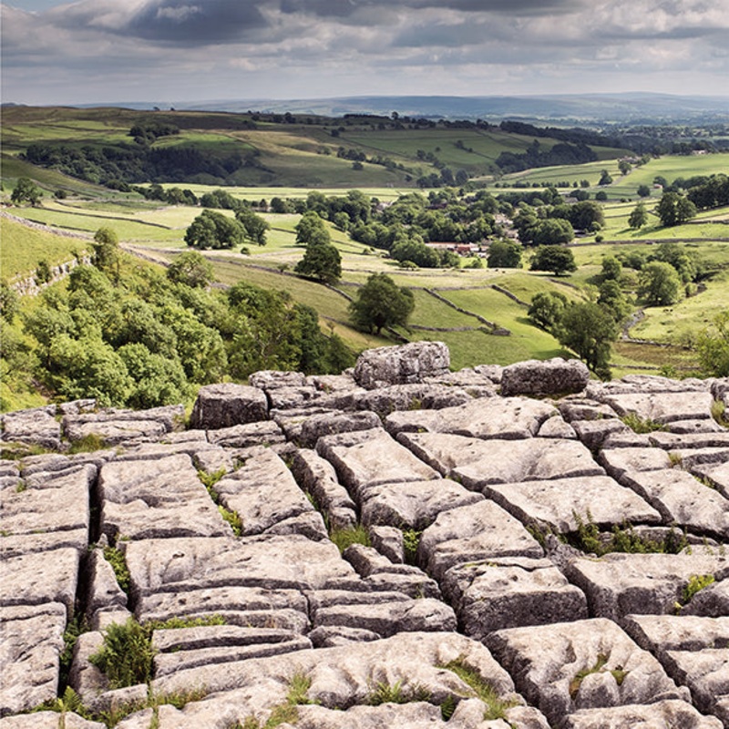 View From Malham Cove Card – David Tarn Photography