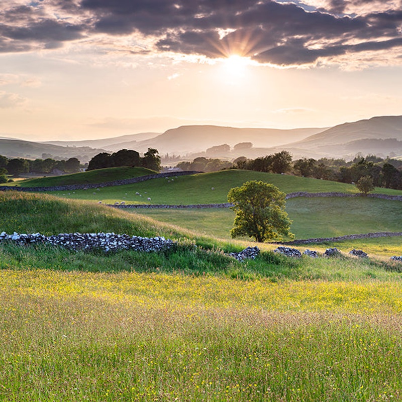 Wensleydale Dusk Hawes Card – David Tarn Photography