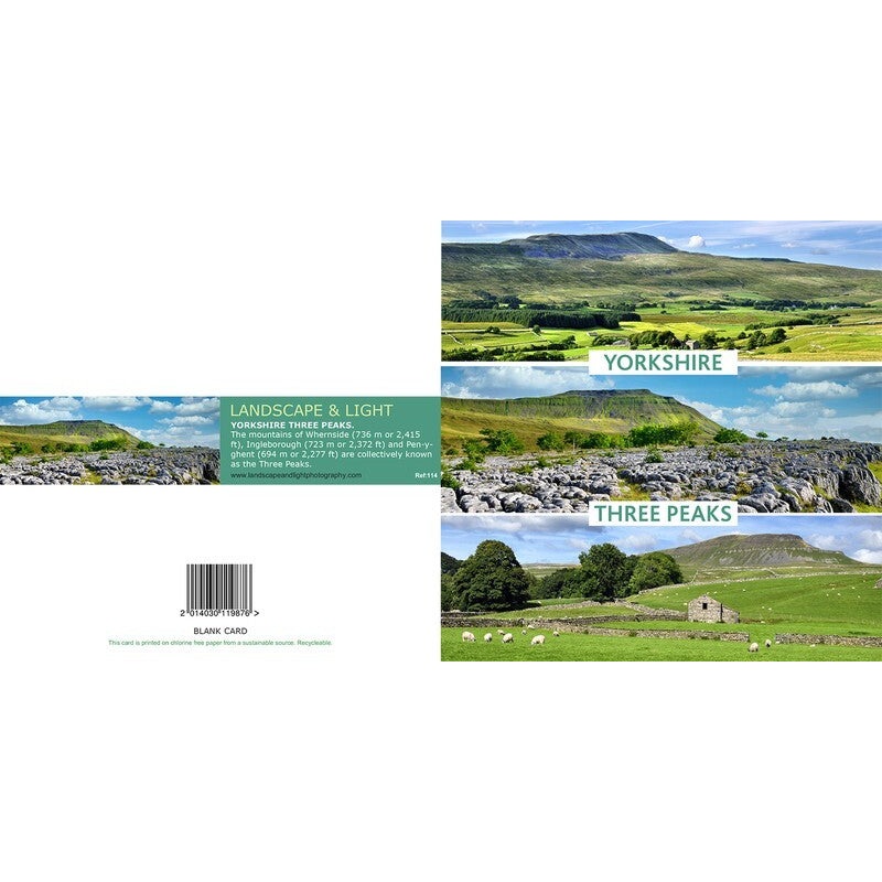 Yorkshire Three Peaks View Card