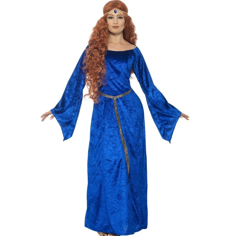 Blue Medieval Maid Costume|small
