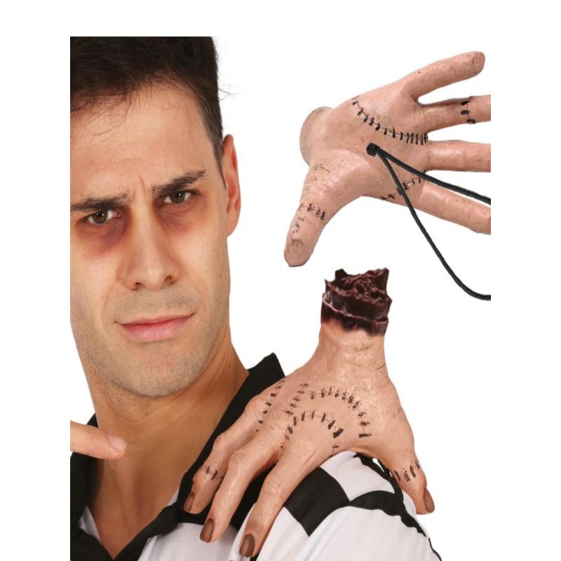 Dead hand with elastic shoulder