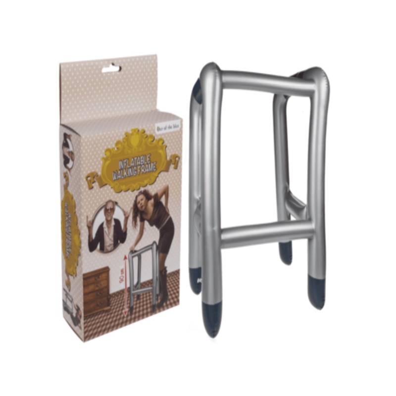 Inflatable walking aid