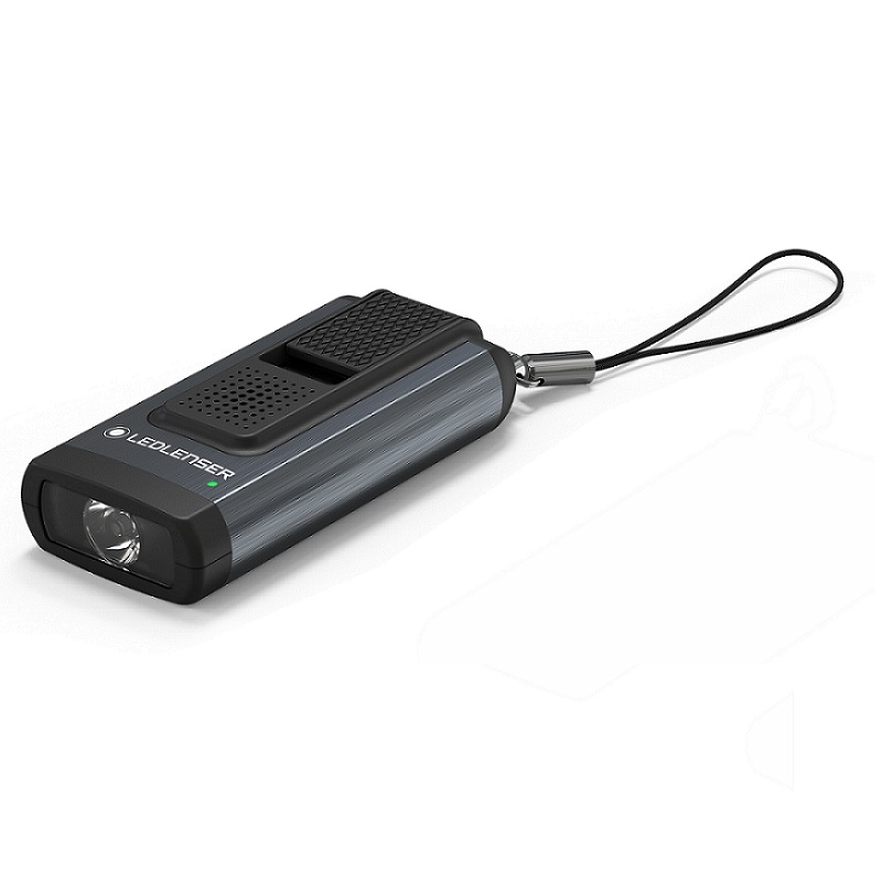 LEDLENSER K6R SAFETY KEYCHAIN LIGHT 400 LUMENS – GREY