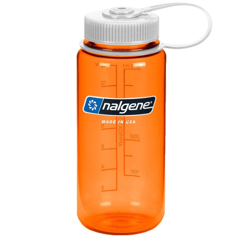NALGENE WIDE MOUTH 400 ML – ORANGE WITH WHITE CAP