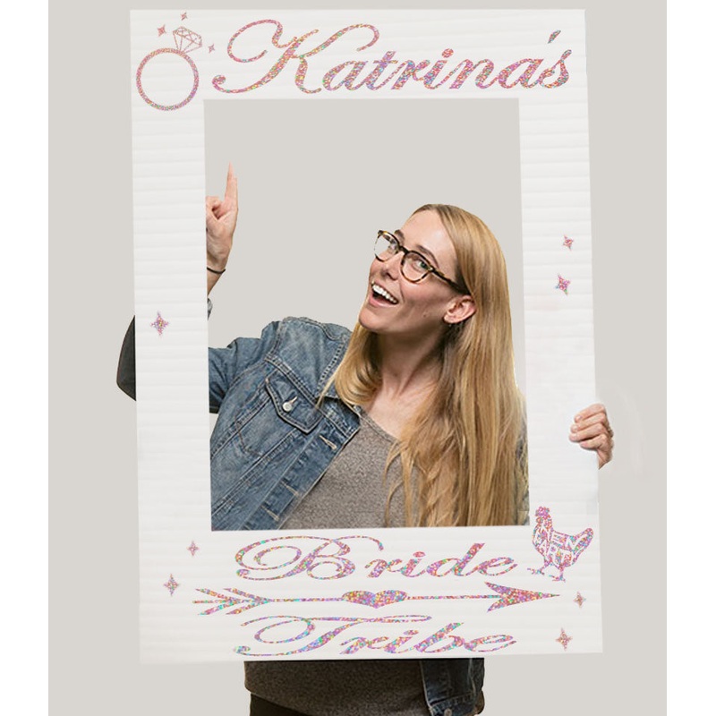 Personalised Bride Tribe Hen Party Selfie Frame