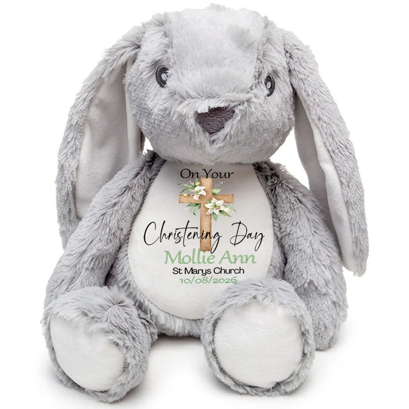 Personalised Christening Day Teddy-Bunny
